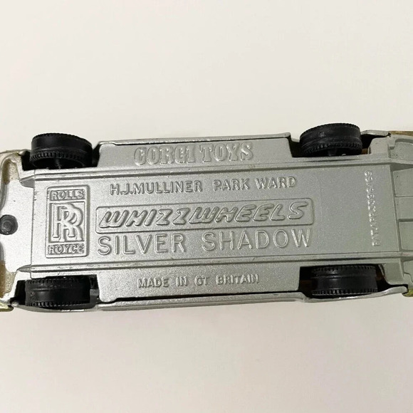 Vintage Corgi Toys Whizzwheels Rolls Royce Silver Shadow HJ Mulliner Park Ward - Picture 8 of 13